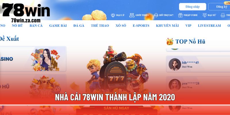 TRANG CHỦ 37 Nhà cái 78Win thành lập năm 2020